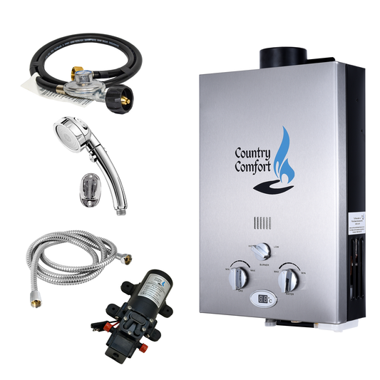 Country-Comfort-Essential-Camping-Kit-4.3lpm-pressure-pump