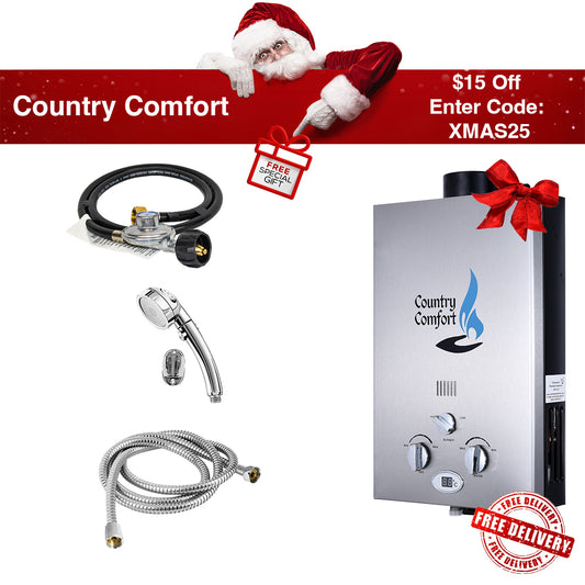 Country Comfort - The Portable LPG Water Heater