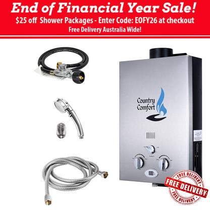 Country Comfort - The Portable LPG Water Heater