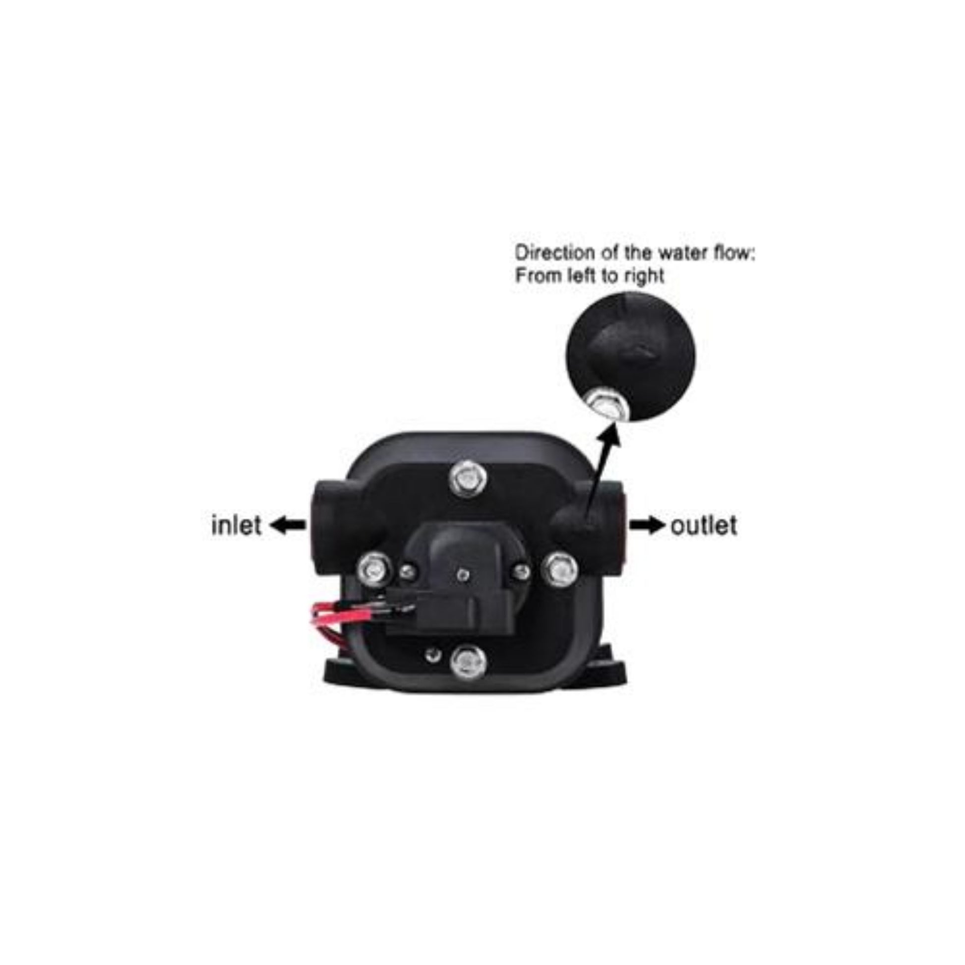 Accessories-12v-12.5lpm-40psi-Water-Pressure-Pump-inlet-outlet