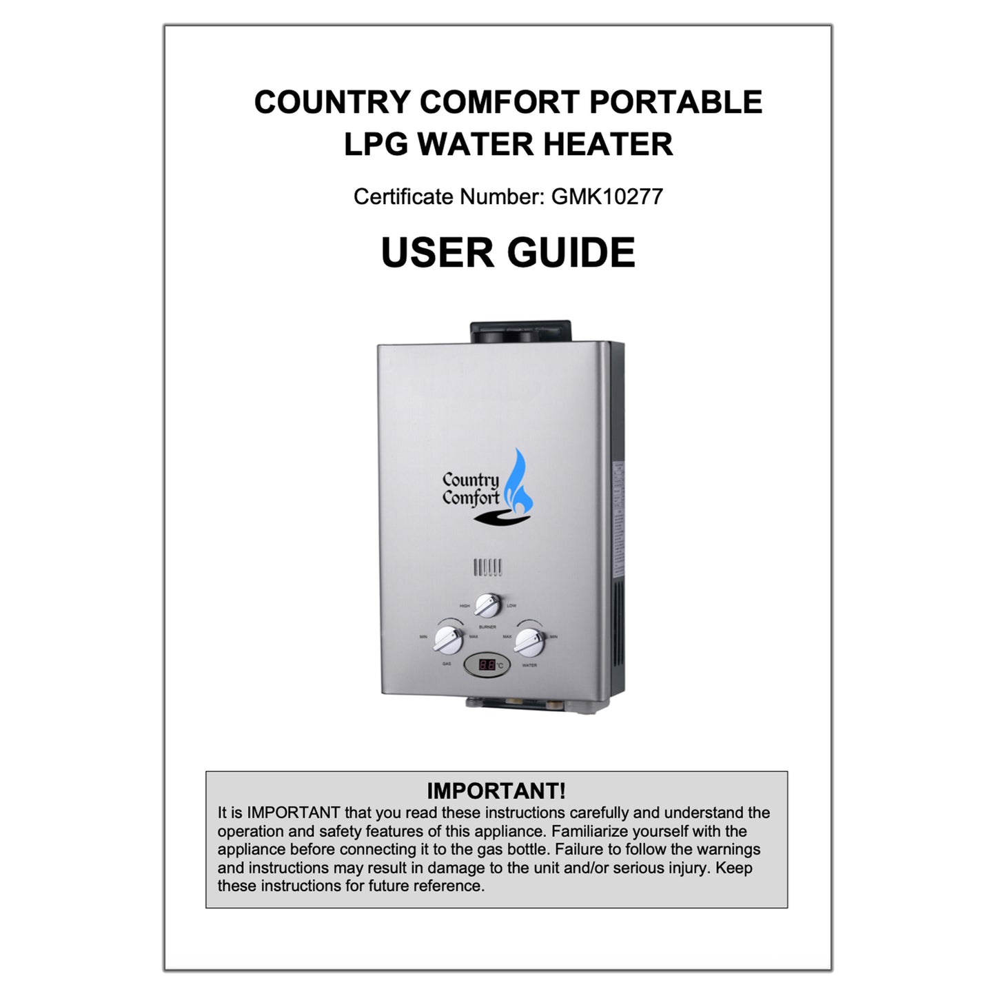 Country-Comfort-User-Manual