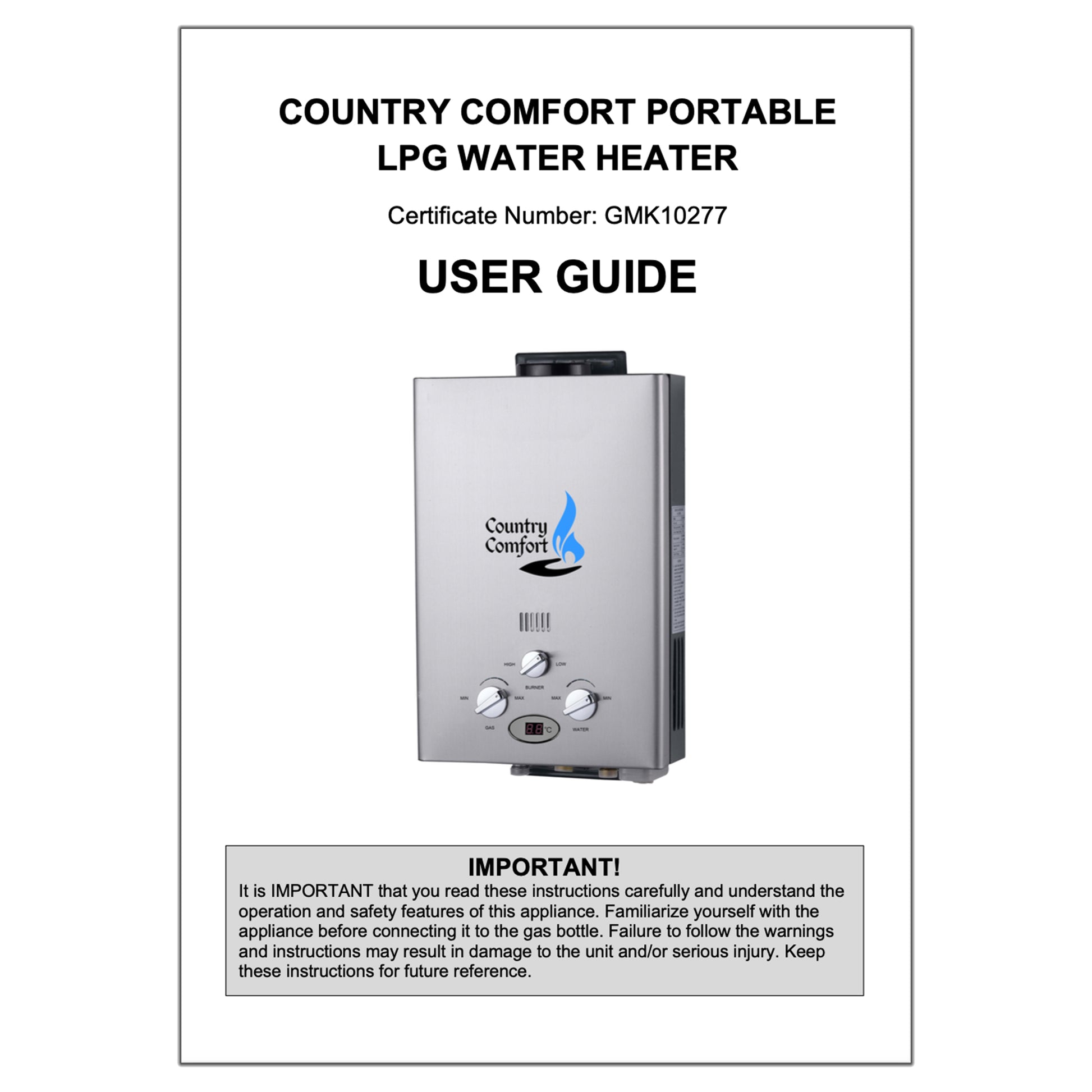 Country-Comfort-User-Manual